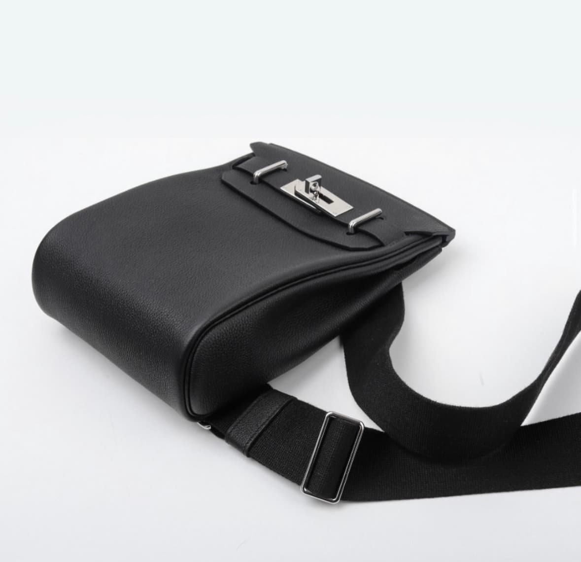 Sac Fames « Nocturne » — Bandoulière cuir grainé noir